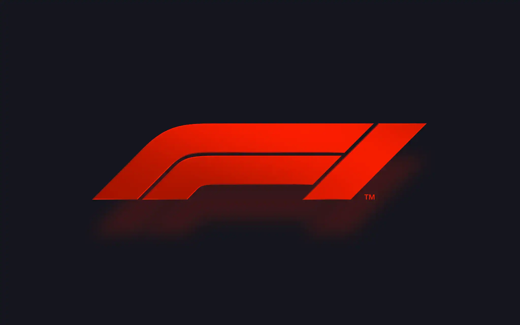 F1 racing logo on a dark background, representing motorsport excellence.
